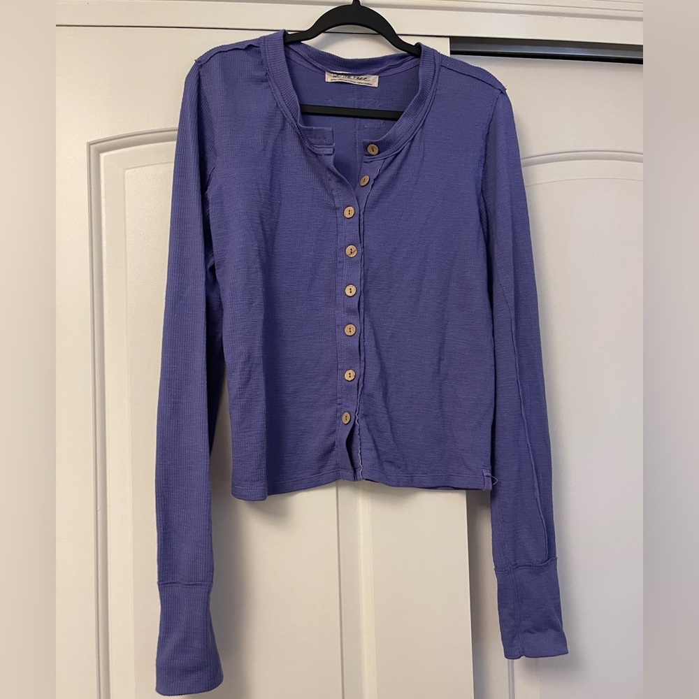 Free People Button Down Long Sleeve